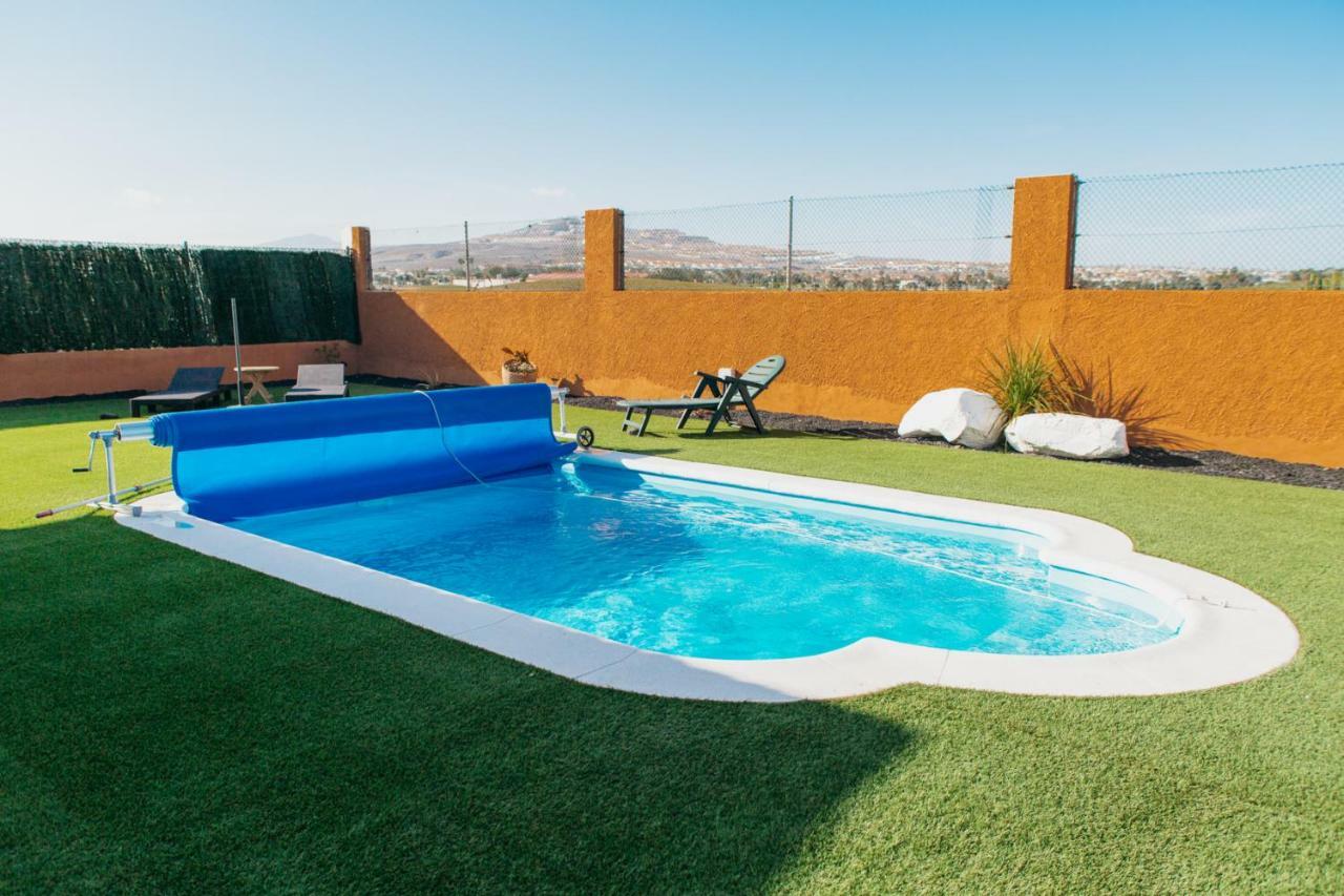 Eco Villa White Suite With Climatized Pool Caleta de Fuste Exterior foto