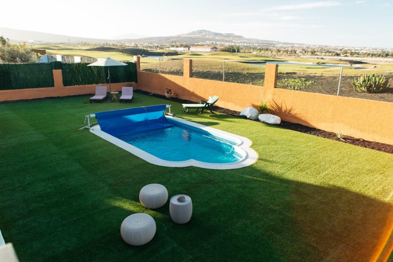 Eco Villa White Suite With Climatized Pool Caleta de Fuste Exterior foto