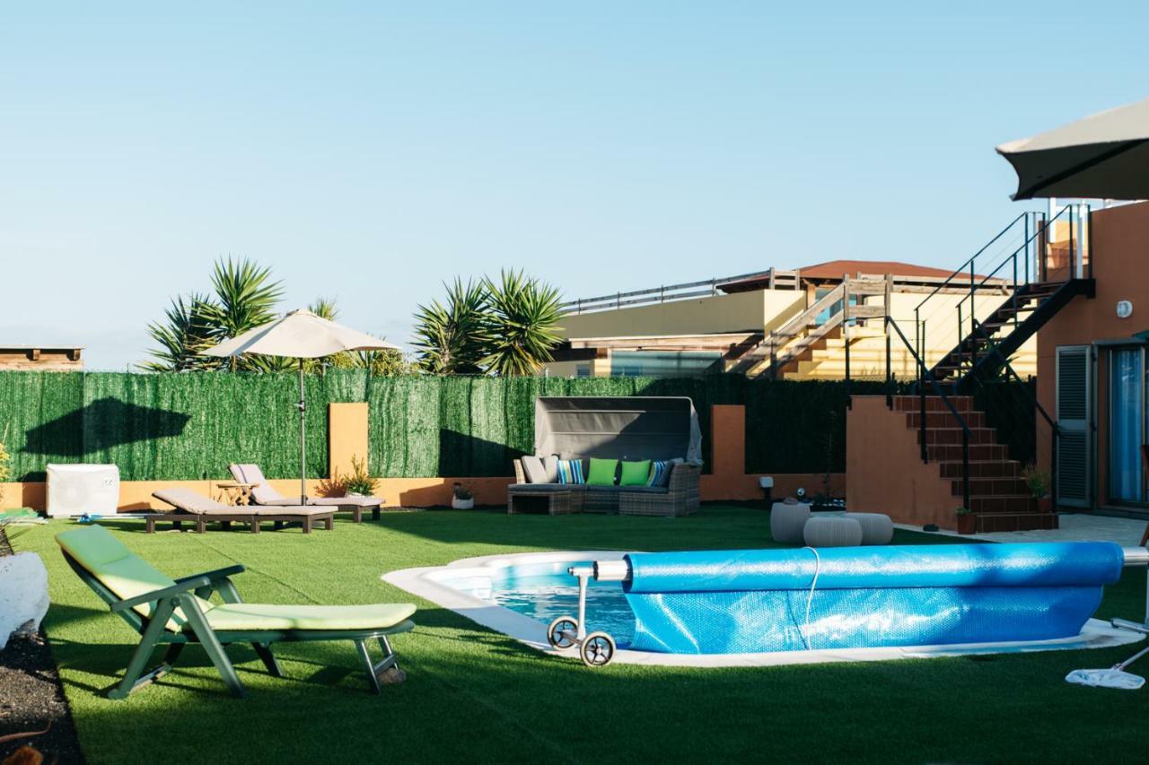 Eco Villa White Suite With Climatized Pool Caleta de Fuste Exterior foto